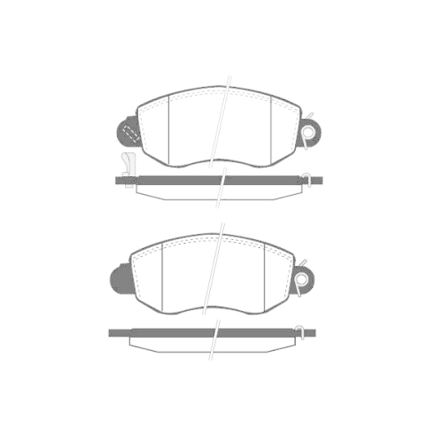 Bremsbelagsatz Scheibenbremse Raicam RA.0757.0 für Ford Vorderachse