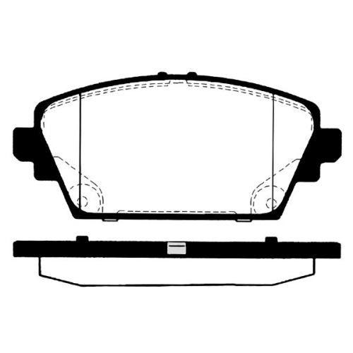 Bremsbelagsatz Scheibenbremse Raicam RA.0767.0 für Nissan Vorderachse