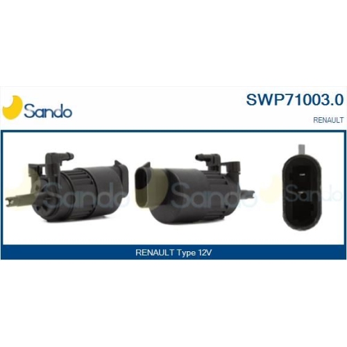 Waschwasserpumpe Scheibenreinigung Sando SWP71003.0 für Renault