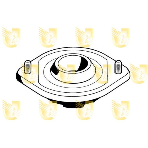 Federbeinstützlager Unigom 391504 für Opel Vorderachse Links Vorderachse Rechts