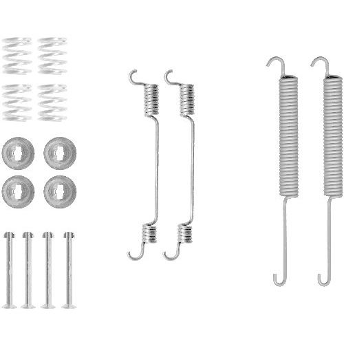 Zubehörsatz Bremsbacken Hella Pagid 8DZ 355 200-641 für Ford Hinterachse