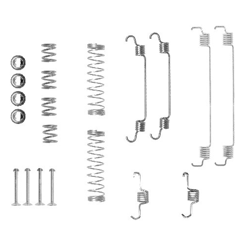 Zubehörsatz Bremsbacken Hella Pagid 8DZ 355 200-741 für Citroën Peugeot