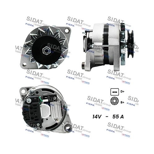 Generator Sidat A12MA0031A2 für Alfa Romeo Fiat Iveco Lancia