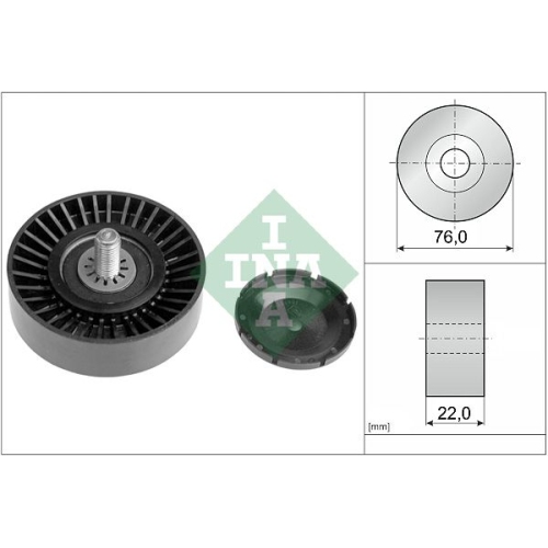 Umlenk /führungsrolle Keilrippenriemen Ina 532 0323 10 für Hyundai Kia