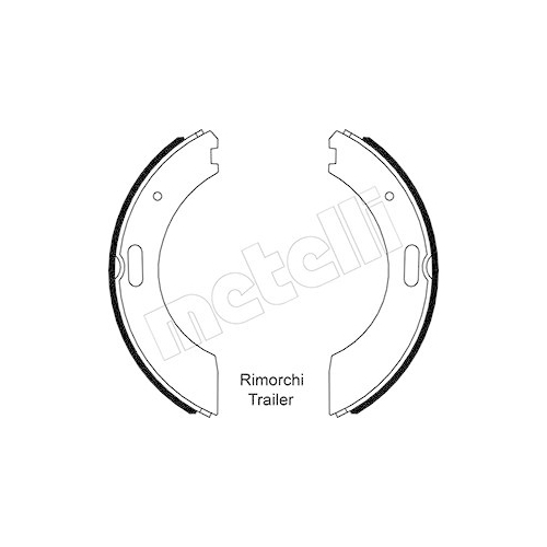 Bremsbackensatz Metelli 53-0590 für Bpw