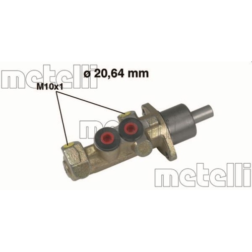 Hauptbremszylinder Metelli 05-0242 für Renault Renault Trucks