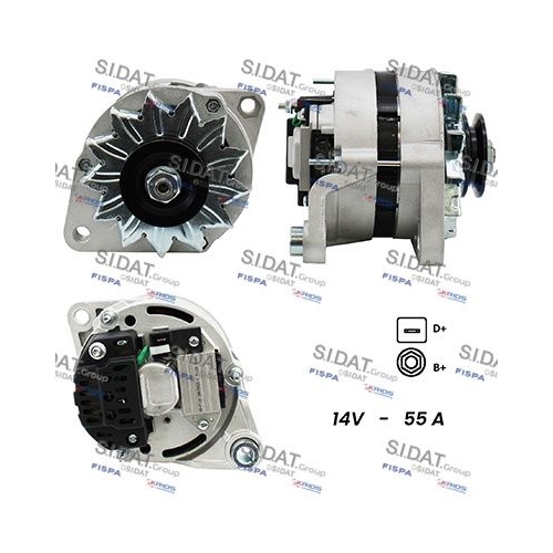 Generator Sidat A12MA0917A2 für Alfa Romeo Fiat Lancia