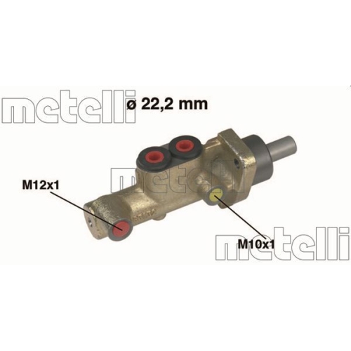 Hauptbremszylinder Metelli 05-0246 für Opel