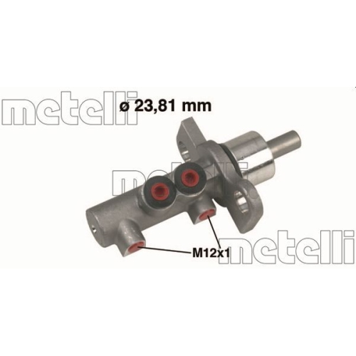 Hauptbremszylinder Metelli 05-0260 für Audi VW