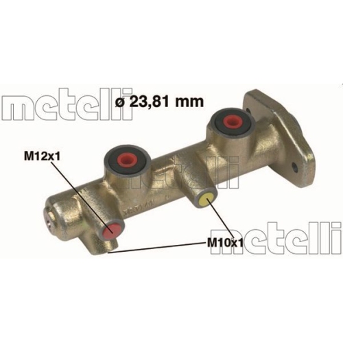 Hauptbremszylinder Metelli 05-0270 für Ford