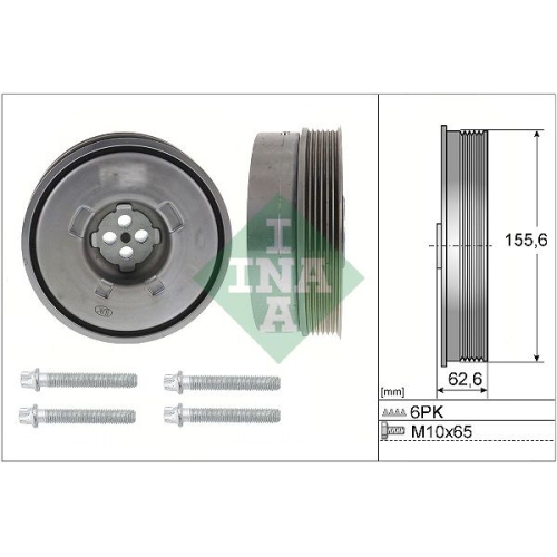 Riemenscheibensatz Kurbelwelle Ina 544 0501 20 für Bmw Mini