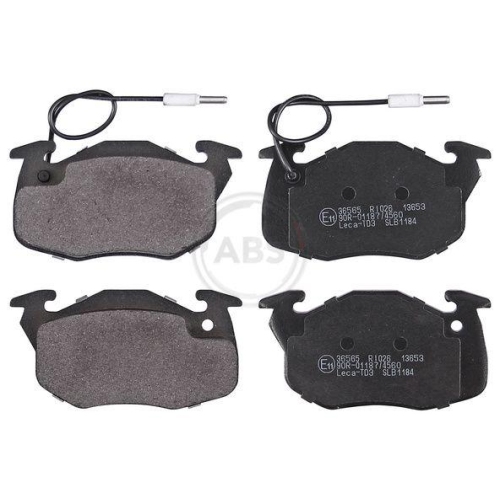 Kit Bremsbeläge vorne + hinten für Peugeot 405