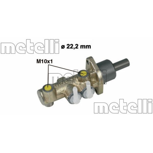 Hauptbremszylinder Metelli 05-0279 für Fiat