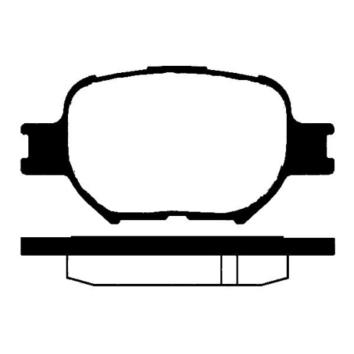 Bremsbelagsatz Scheibenbremse Raicam RA.0572.0 für Toyota Lexus Vorderachse