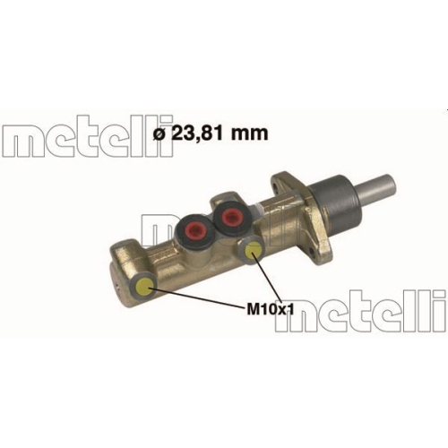 Hauptbremszylinder Metelli 05-0298 für Mercedes Benz Mercedes Benz