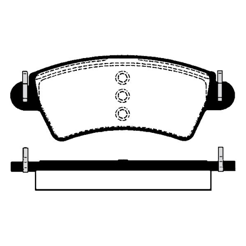 Bremsbelagsatz Scheibenbremse Raicam RA.0686.1 für Peugeot Vorderachse