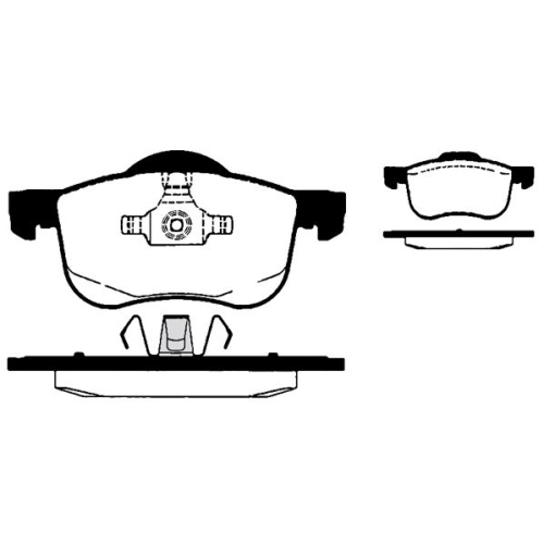 Bremsbelagsatz Scheibenbremse Raicam RA.0693.0 für Volvo Vorderachse