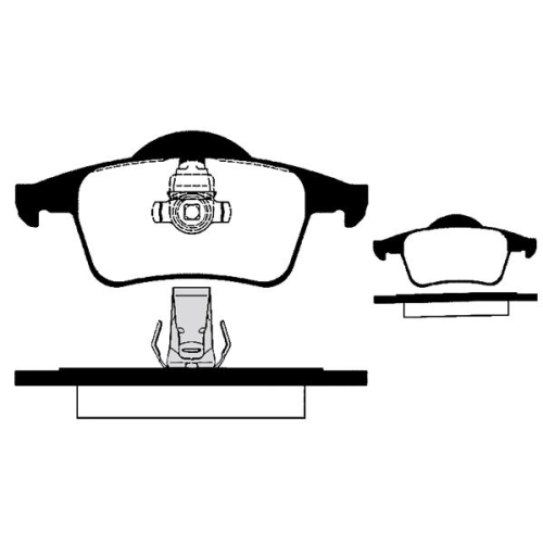 Bremsbelagsatz Scheibenbremse Raicam RA.0694.0 für Volvo Hinterachse