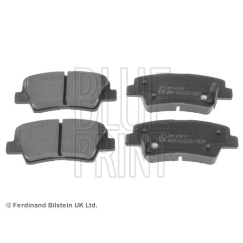 Bremsbelagsatz Scheibenbremse Blue Print ADG042100 für Ssangyong Hyundai Kia