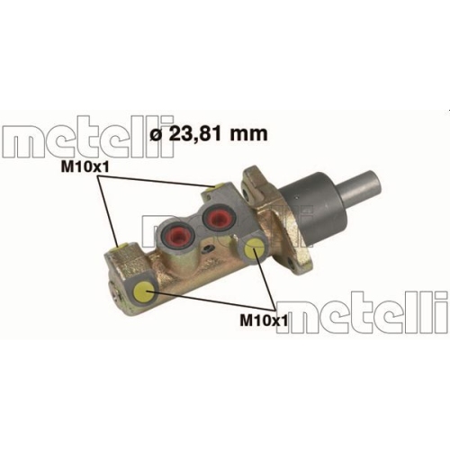 Hauptbremszylinder Metelli 05-0325 für Citroën Fiat Lancia Peugeot