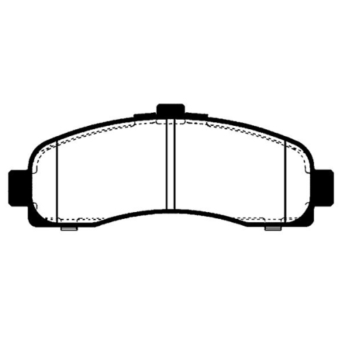 Bremsbelagsatz Scheibenbremse Raicam RA.0519.0 für Nissan Vorderachse