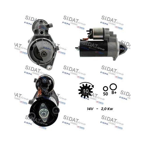 Starter Sidat S12BH0066 für Opel