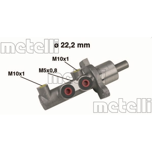 Hauptbremszylinder Metelli 05-0344 für Alfa Romeo