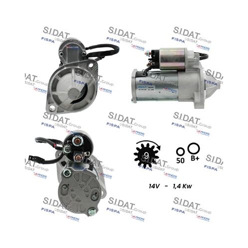 Starter Sidat S12GN0879 für DR