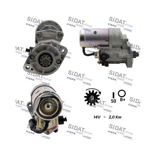 Starter Sidat S12HY0109 für Hyundai Kia