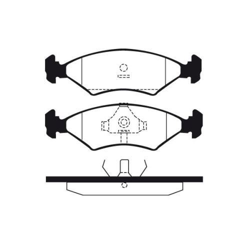Bremsbelagsatz Scheibenbremse Raicam RA.0219.2 für Mazda Vorderachse