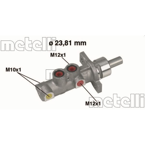 Hauptbremszylinder Metelli 05-0362 für Citroën Peugeot