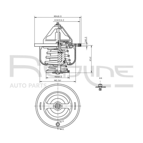 Thermostat Kühlmittel Red-line 55MZ001 für Ford Mazda Suzuki