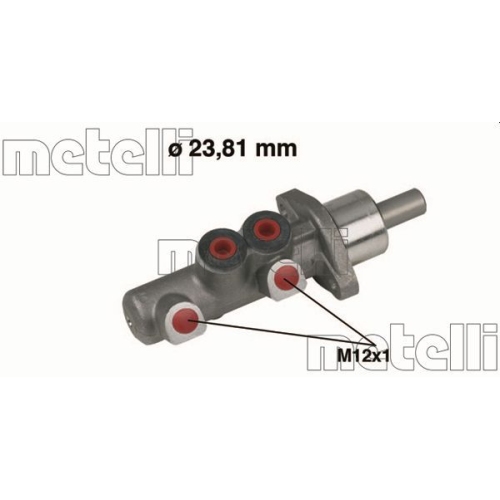 Hauptbremszylinder Metelli 05-0367 für Audi