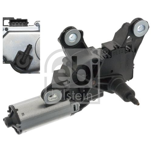 Wischermotor Febi Bilstein 100735 für Audi Hinten