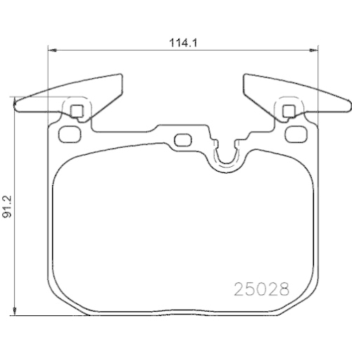 Bremsbelagsatz Scheibenbremse Brembo P06096 Prime Line für Bmw Vorderachse