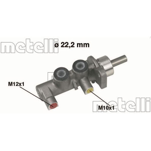 Hauptbremszylinder Metelli 05-0380 für Opel