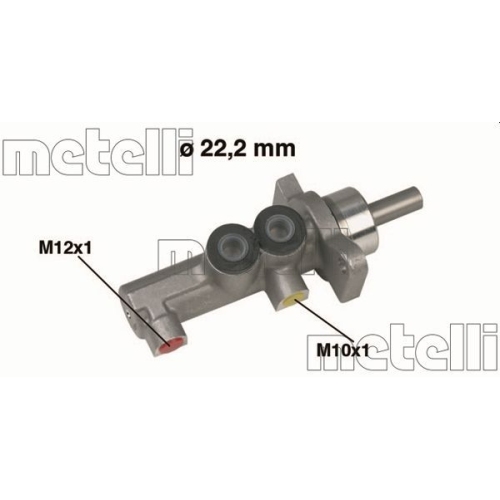 Hauptbremszylinder Metelli 05-0381 für Opel