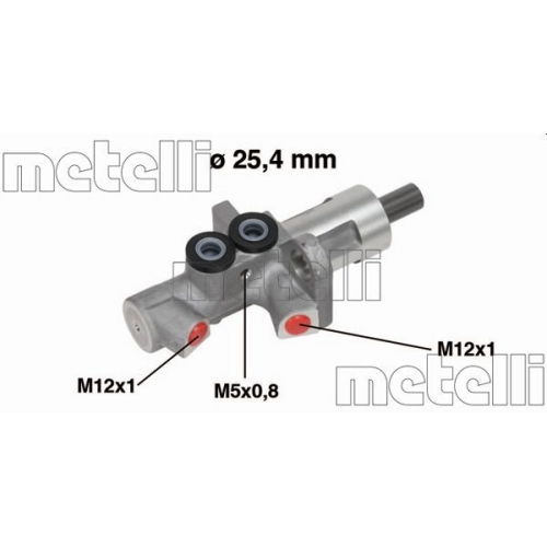 Hauptbremszylinder Metelli 05-0613 für Audi Seat Skoda VW