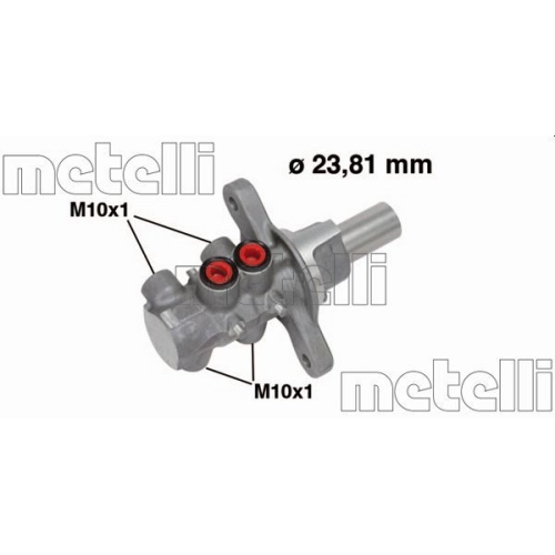 Hauptbremszylinder Metelli 05-0678 für Fiat