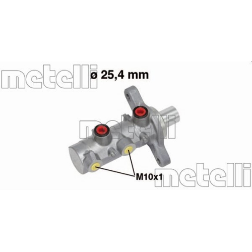 Hauptbremszylinder Metelli 05-0726 für Citroën Fiat Peugeot