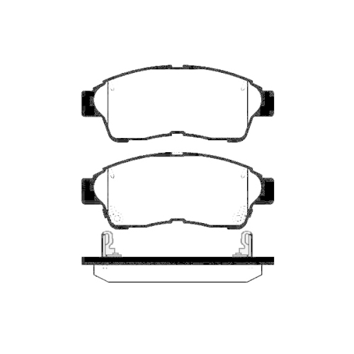 Bremsbelagsatz Scheibenbremse Raicam RA.0624.0 für Toyota Vorderachse