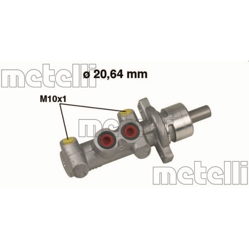 Hauptbremszylinder Metelli 05-0396 für Opel Subaru Suzuki