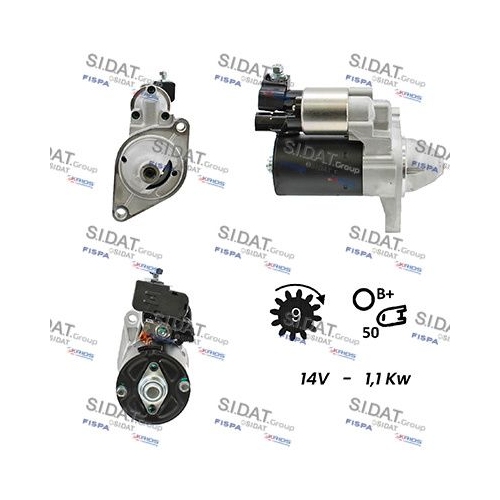 Starter Sidat S12BH0069A2 für Toyota