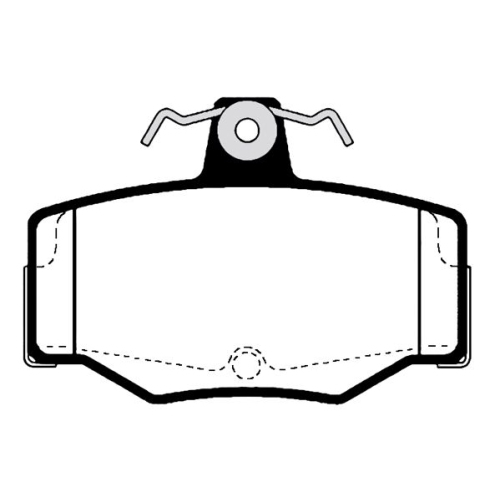 Bremsbelagsatz Scheibenbremse Raicam RA.0597.0 für Nissan Hinterachse