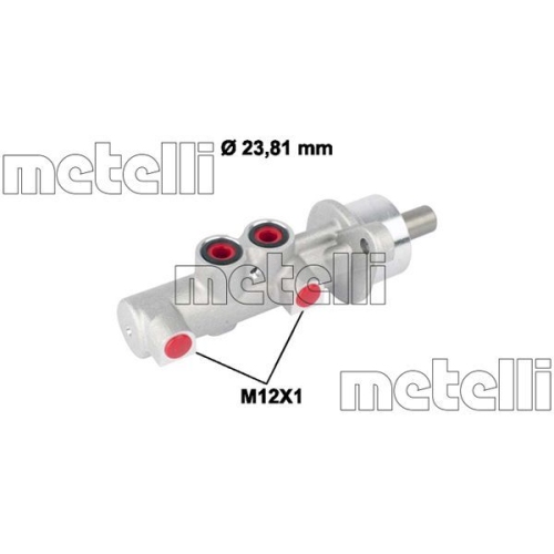 Hauptbremszylinder Metelli 05-0788 für Opel