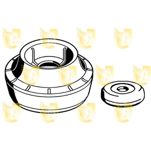 Reparatursatz Federbeinstützlager Unigom 391813 für Ford Seat VW