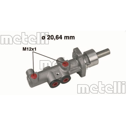 Hauptbremszylinder Metelli 05-0404 für Seat Skoda VW