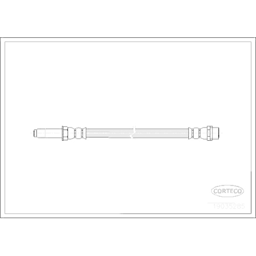 Bremsschlauch Corteco 19035285 für Mercedes Benz Mercedes Benz Mercedes Benz VW