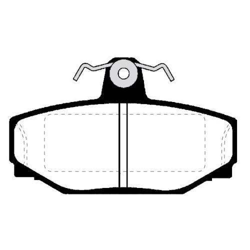 Bremsbelagsatz Scheibenbremse Raicam RA.0586.0 für Volvo Hinterachse