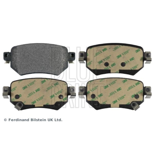 Bremsbelagsatz Scheibenbremse Blue Print ADM542112 für Mazda Hinterachse